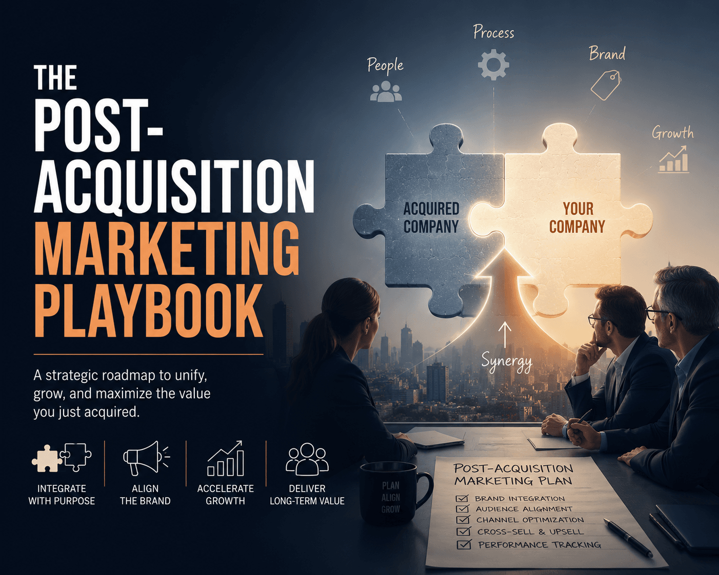 The post-acquisition marketing playbook — integrating acquired companies